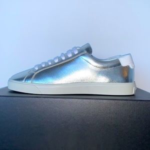 NWT Saint Laurent Andy Sneaker, Silver